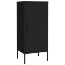 vidaXL Oppbevaringsskap svart 42,5x35x101,5 cm stål