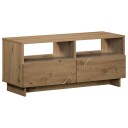 vidaXL TV benk 90 x 34.5 x 40 cm Artisan eik Konstruert tre