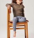 Name It Nmnwax Wool Rib Legging Noos   Grey   122