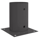 vidaXL Rund bakkenagel 12 stk. Antrasitt 15 x 15 x 15 cm Metall