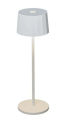 Trend Collection Positano bordlampe – oppladbar og dimbar, hvit 35 cm
