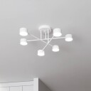 EMIBIG LIGHTING Modus 6 taklampe stål 6 lyskilder GX53 hvit