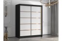 Emet Garderobe 150x200 cm - Hvit/Svart