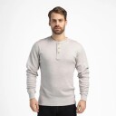 Aclima WarmWool Langermet Treningsskjorte i Beige til Herre - Str. M