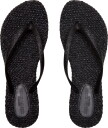 Ilse Jacobsen Flip Flops With Glitter Black 38, Black