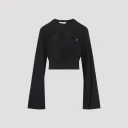 Lanvin, Dame, Bluser & Skjorter, Svart, XS,