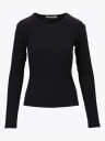 Comprimé Basic Rib Longsleeve Sort 36