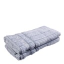 Home By Ilse Jacobsen Bath Collection håndkle 50x100 cm 2 stk powder blue stripes