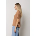 Kaos Dame Strikkevarer Brun M,
