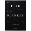 Printworks Fire Blanket Black