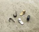 Normann Copenhagen - Curve Mini Hooks 2 pcs. Silver
