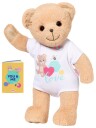 Baby Born Bamse Med Klær Og Tilbehør 36cm Hvit