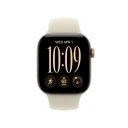 Apple Watch Series 12 42mm Smartklokke Lys Gull med Sand Sport Band