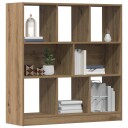 Bokhylle artisan eik 97,5x29,5x100 cm konstruert tre