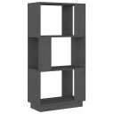 vidaXL Bokhylle/romdeler gr? 51x25x101 cm heltre furu