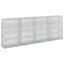vidaXL Gabion med 3,5 mm wire og 5x2,5 cm nett 400x50x150 cm