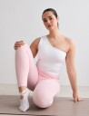 aim´n Shape Seamless One Shoulder Bralette   White   XL