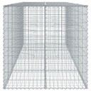 Gabionkurv med deksel 400x100x100 cm galvanisert jern