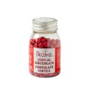 Decora Sjokoladelinser Rød 10mm 80g 