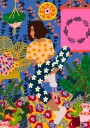 Floral Retreat Girl Plakat / 50x70cm