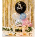Ballong – Boy or Girl? 60 cm – Blå Konfetti