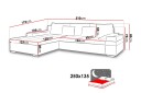 Bangkok Divansovesofa 310x175x83 cm -