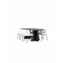 Venture Home Spisegruppe Venture Home Bootcut med 6 stk Edina Stoler GR23770