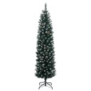  Kunstig slankt juletre 300 LED 180 cm