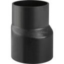 125 x 110 mm Reduksjon eksentrisk svart PEH Geberit