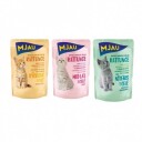 Mjau Våtfôr Kattunge Multipack 12x85g - Kylling, Laks og Storfe