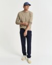 Gant Solbleket genser med rund hals DRY SAND M