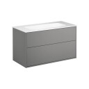Gustavsberg Artic møbelpakke 100x47 cm grå/hvit