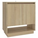vidaXL Skjenk sonoma eik 70x41x75 cm sponplate