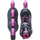 Rulleskøyter Roces Moody Girl Tif, Sort-Grå-Rosa, Størrelse 36-40