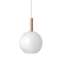 Ferm Living Taklampe Collect Sphere-High Socket Rosa