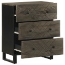  Skjenk svart 60x33x75 cm heltre mango 8721158447807