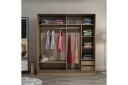 Fruitland Garderobe 180 cm - Hvit/eik