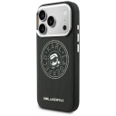 Karl Lagerfeld MagSafe Mobildeksel for iPhone 17 Pro Max - Point & Karl Sketch - Svart