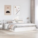  Sengeramme med hodegavl hvit 180x200 cm heltre furu 3306334