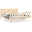 vidaXL Sengeramme med hodegavl 6FT Super King heltre 8720845981310