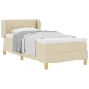  Boksmadrass med madrass   Krem 100x200 cm Stoff