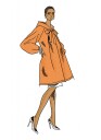 Vogue 9340 - Kåpe med hette Y (SML-MED-LRG)