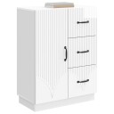  Serviesskap Høgglans hvit 66 x 34,5 x 87 cm Konstruert tre