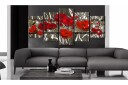 Bilde Silver Poppies 100x50 Artgeist sp. z o. o.