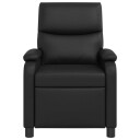vidaXL Recliner Svart Kunstlær