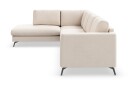 Ocean Lyx 4 seters Venstrevendt L formet Sjeselongsofa i Stoff   Beige