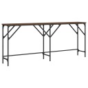  Konsollbord brun eik 180x29x75 cm konstruert tre 8721012195486
