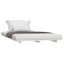 vidaXL Sengeramme hvit 90x190 cm heltre furu