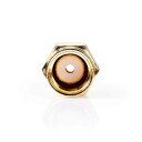 Nedis SMA Connector Rett Hann Gull Belagt 50 Ohm Krympe Kabeltilførselsdiameter: 2.55 Mm Metall 2 Stk. Boks