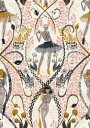 Gothic fashionista antique white pattern Poster Plakat / 40x50cm